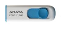 ADATA C008/16GB 16GB USB2.0 Classic (White + Blue) Flash Bellek